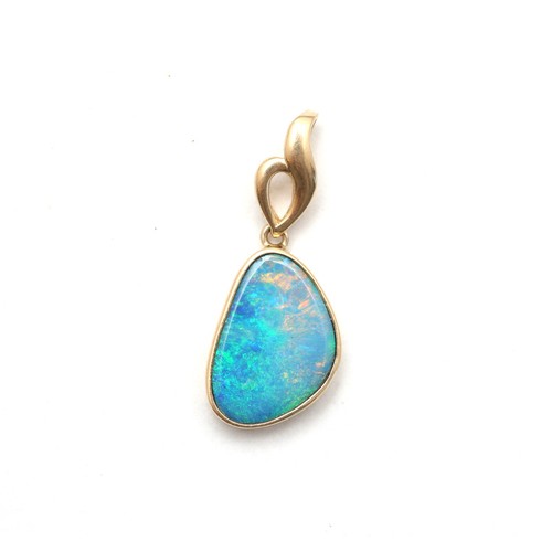 14k boulder opal - 14k,