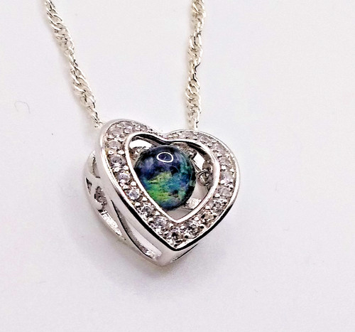 Australischer opal herz - australischer,