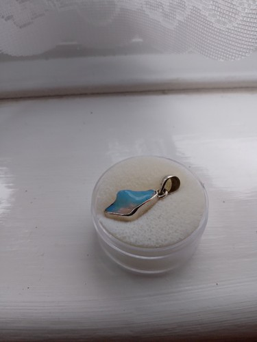 Opal anhänger silber - opal,