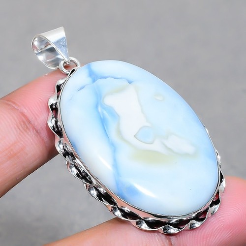 Natürlicher blauer opal - natürlicher,