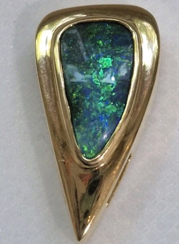 Australischer schwarzer opal - australischer,