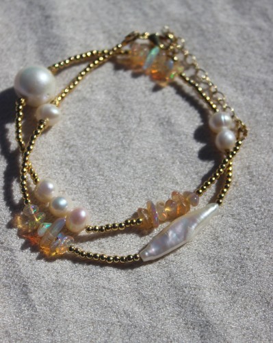 Australisches opal perlen - australisches,