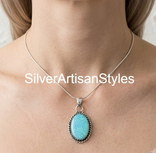 Blau triplett opal - blau, edelstein