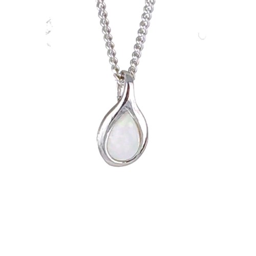 Natürlicher opal halskette - opal,