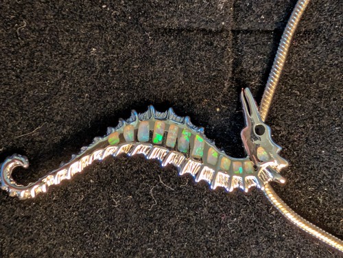 925 sterling seahorse - 925,