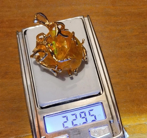 Natural fire opal - 12, ct