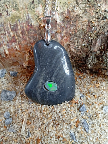 Halskette mit charm - halskette, charm-anhänger