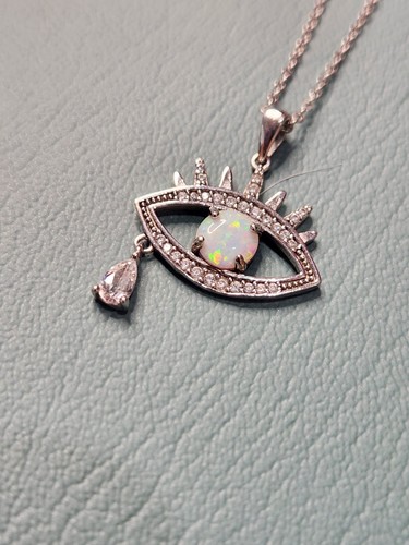 925 sterling silber kette evil - 925,