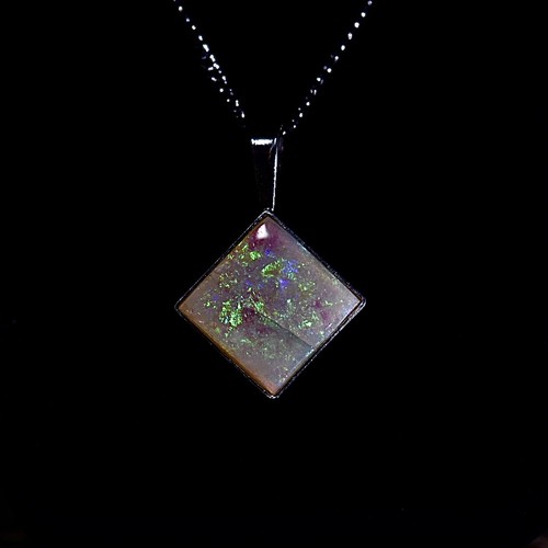 Australischer opal anhänger - opal,
