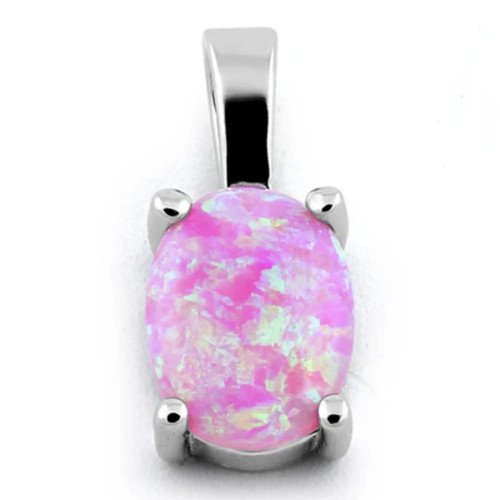 Ovale form rosa - form, anhänger