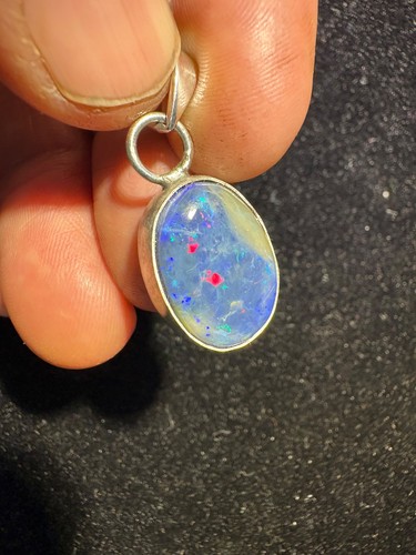Australischer opal anhänger - australischer,