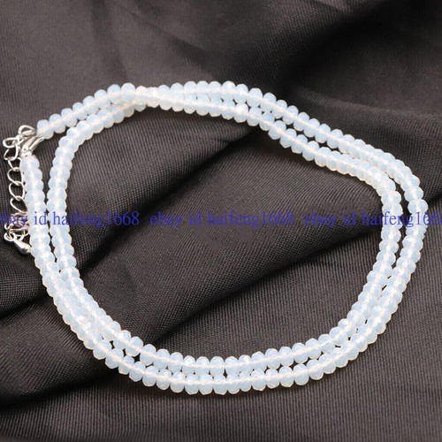 Echte 2x4mm weiße opal - echte,